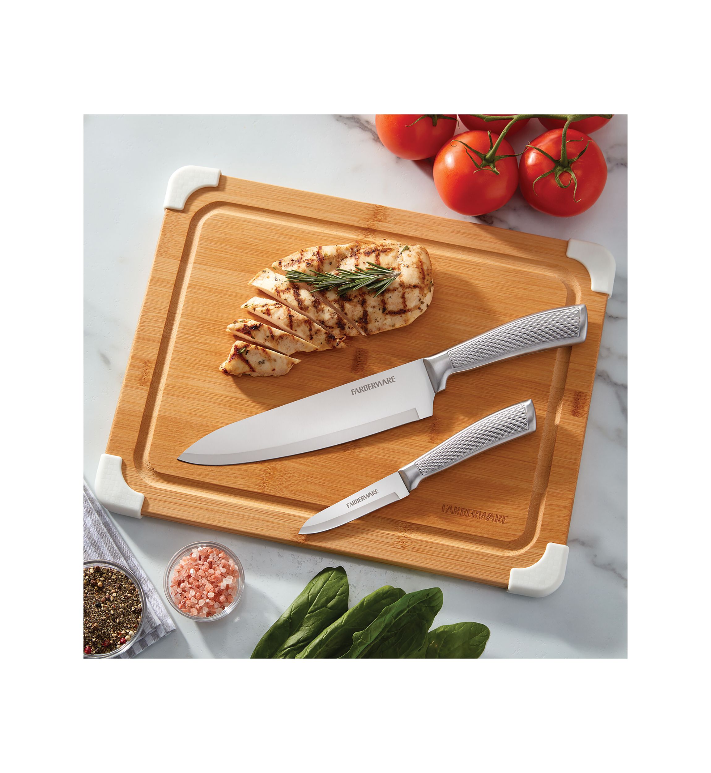 Non Slip Bamboo Cutting Board