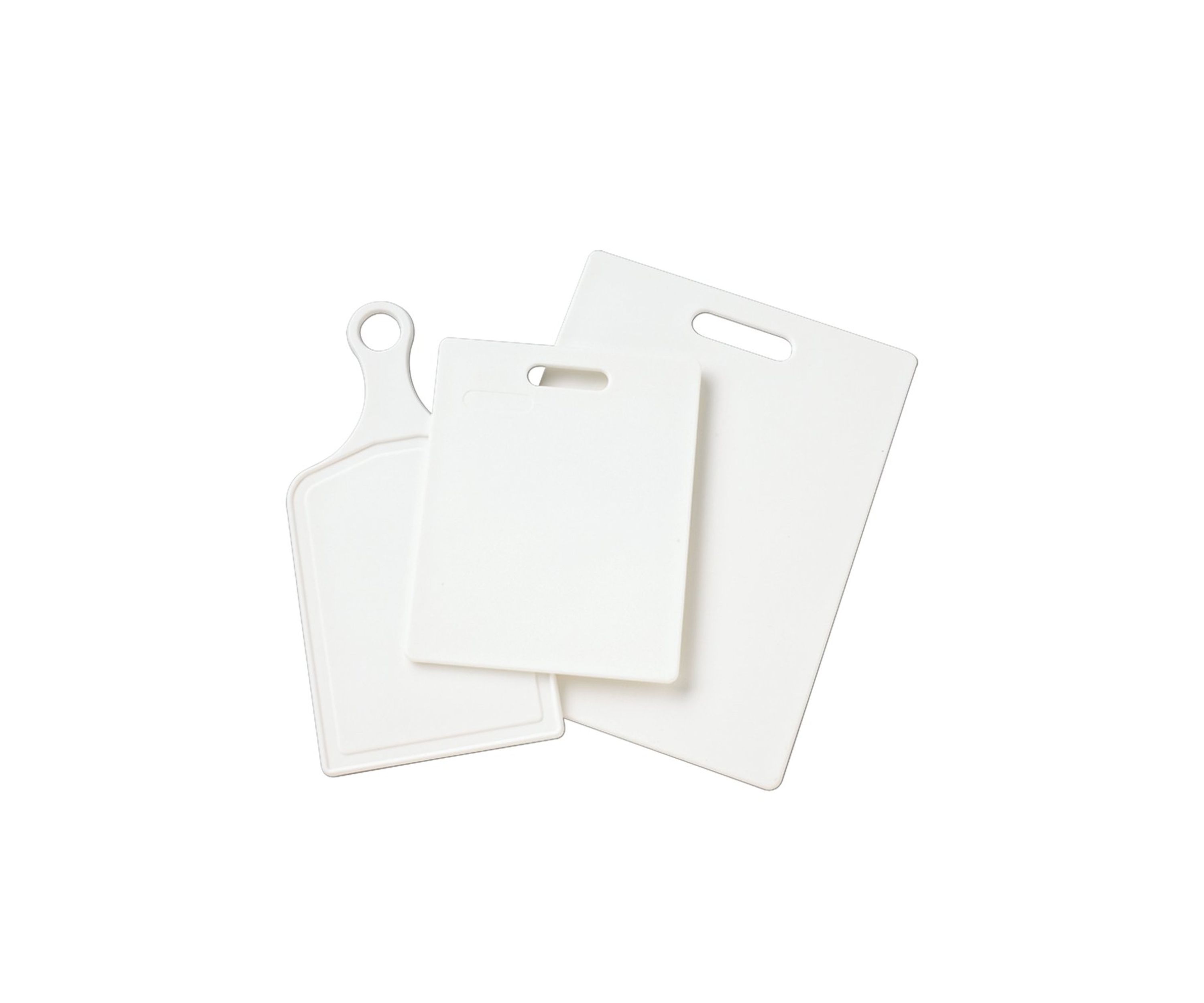 3-Piece Poly Cutting Board Set