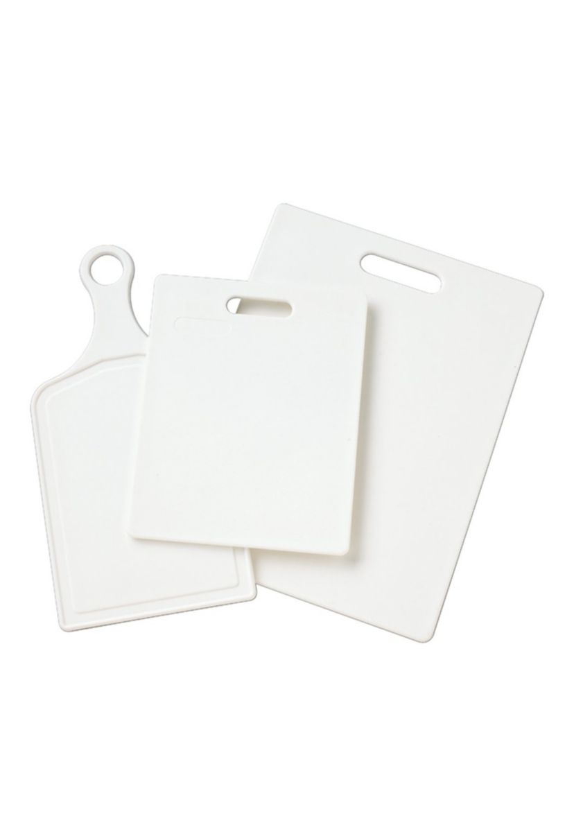 3-Piece Poly Cutting Board Set