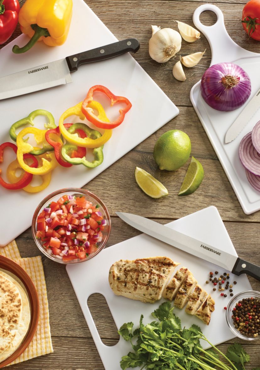 3-Piece Poly Cutting Board Set