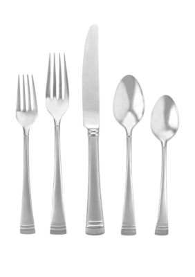 Lenox Federal Platinum Frosted 5 Piece Place Setting, Gray -  0721074350449