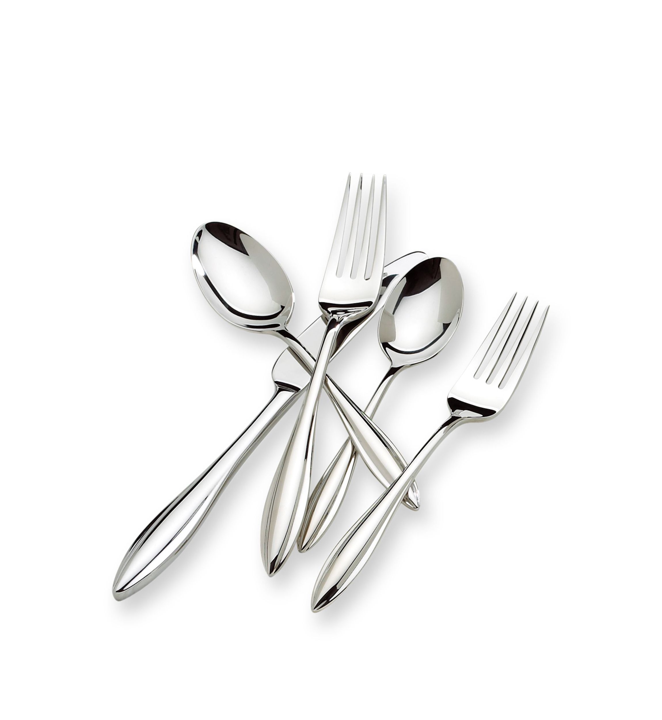 Sculpt 65-Piece Flatware Set - Online Only