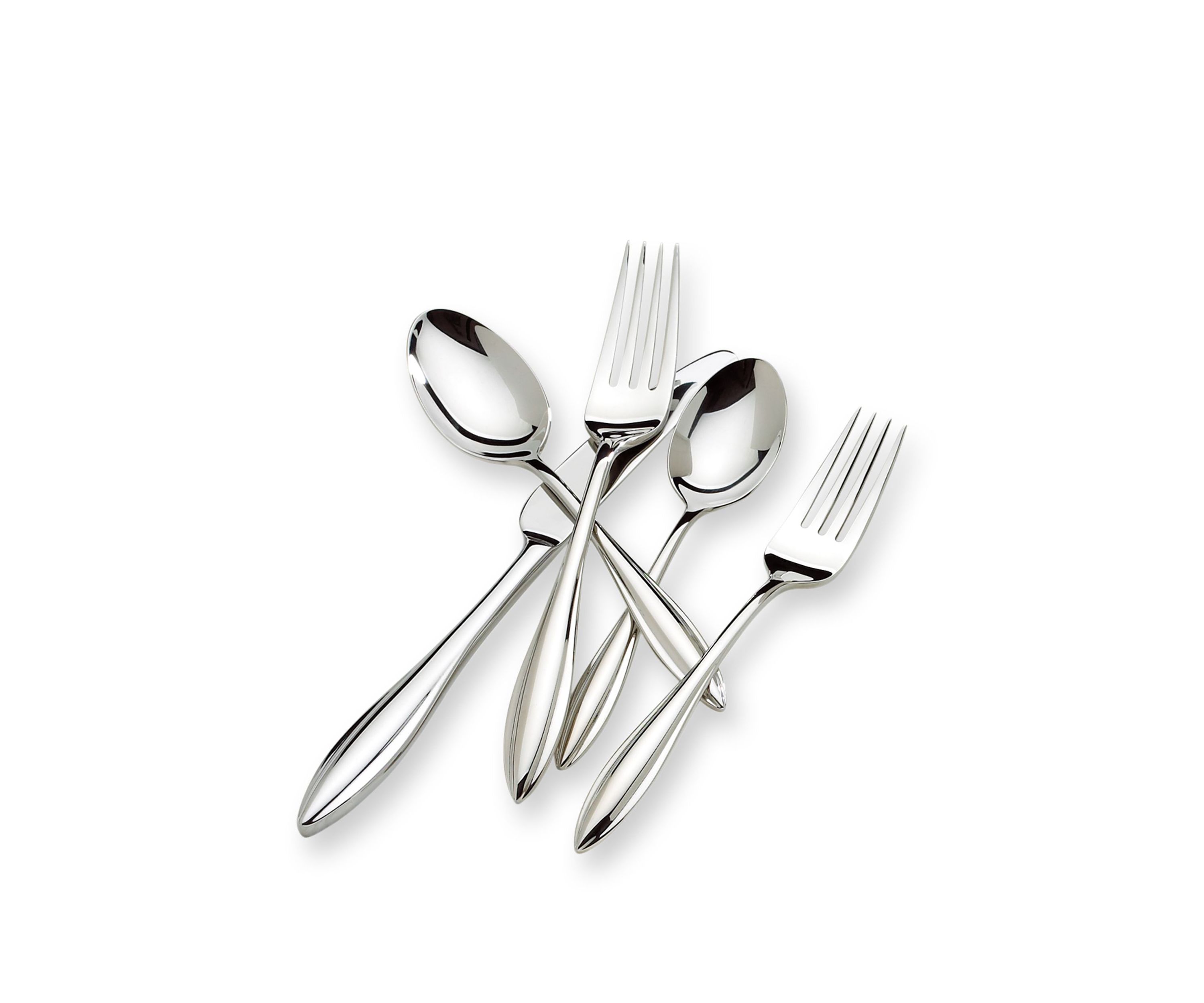 Sculpt 65-Piece Flatware Set - Online Only