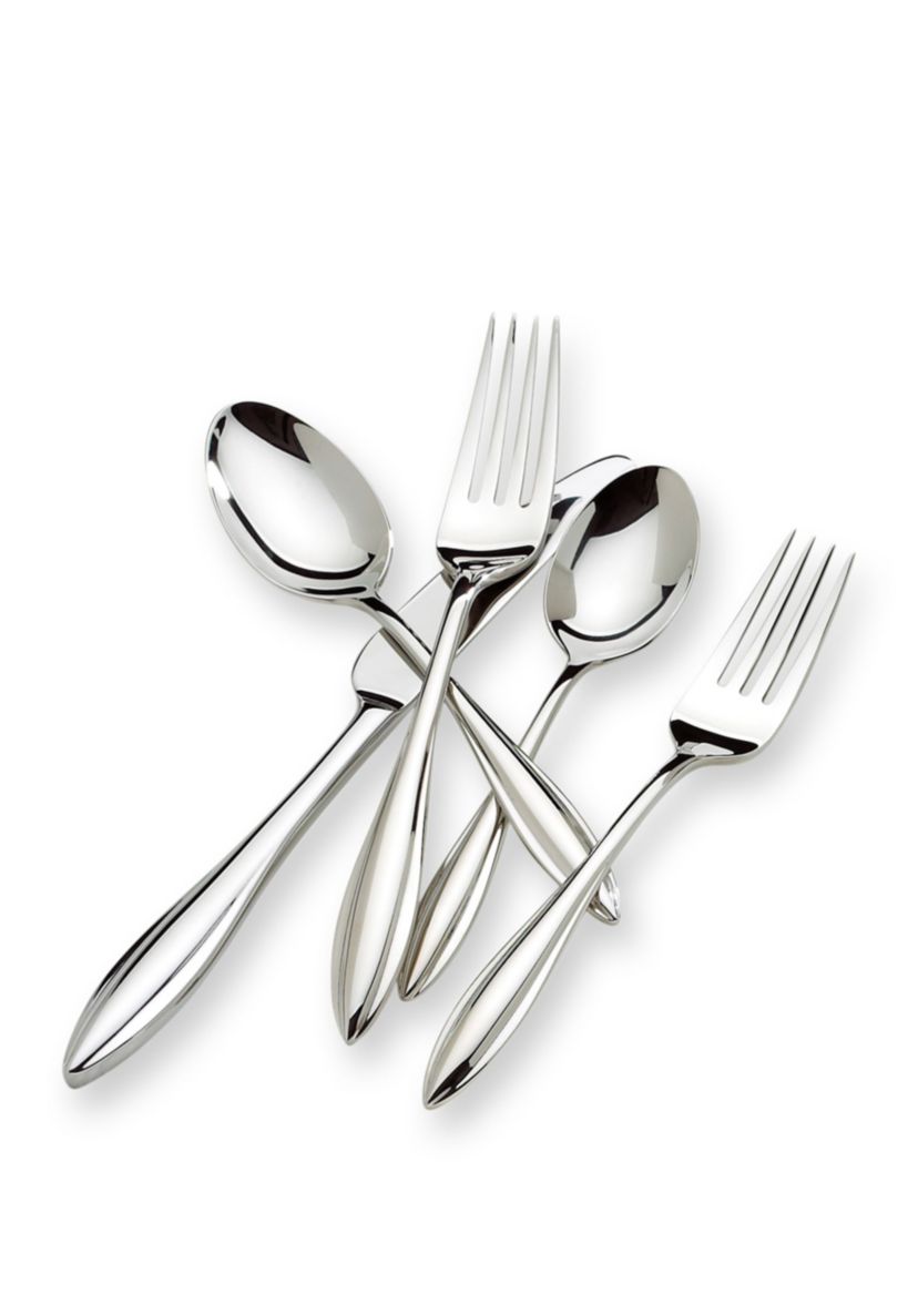 Sculpt 65-Piece Flatware Set - Online Only