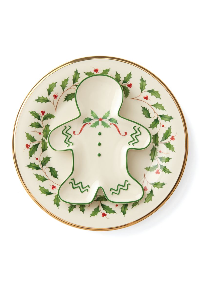 Gingerbread Man Accent Plate