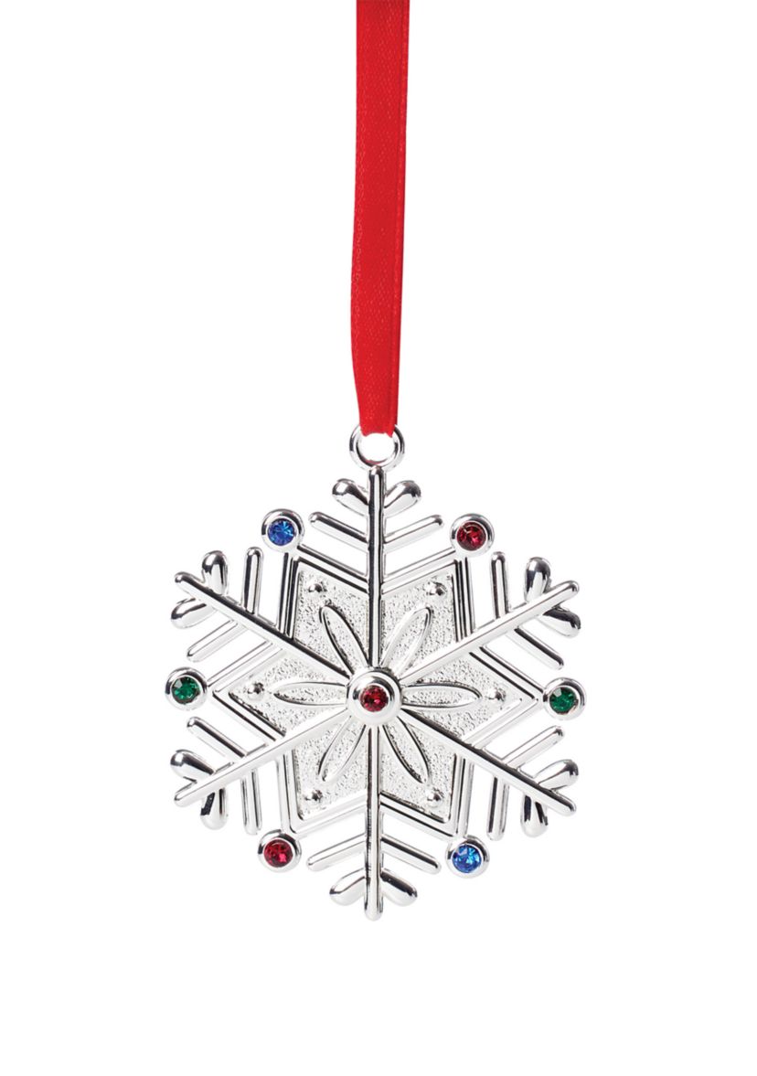 Jeweled Snowflake Ornament