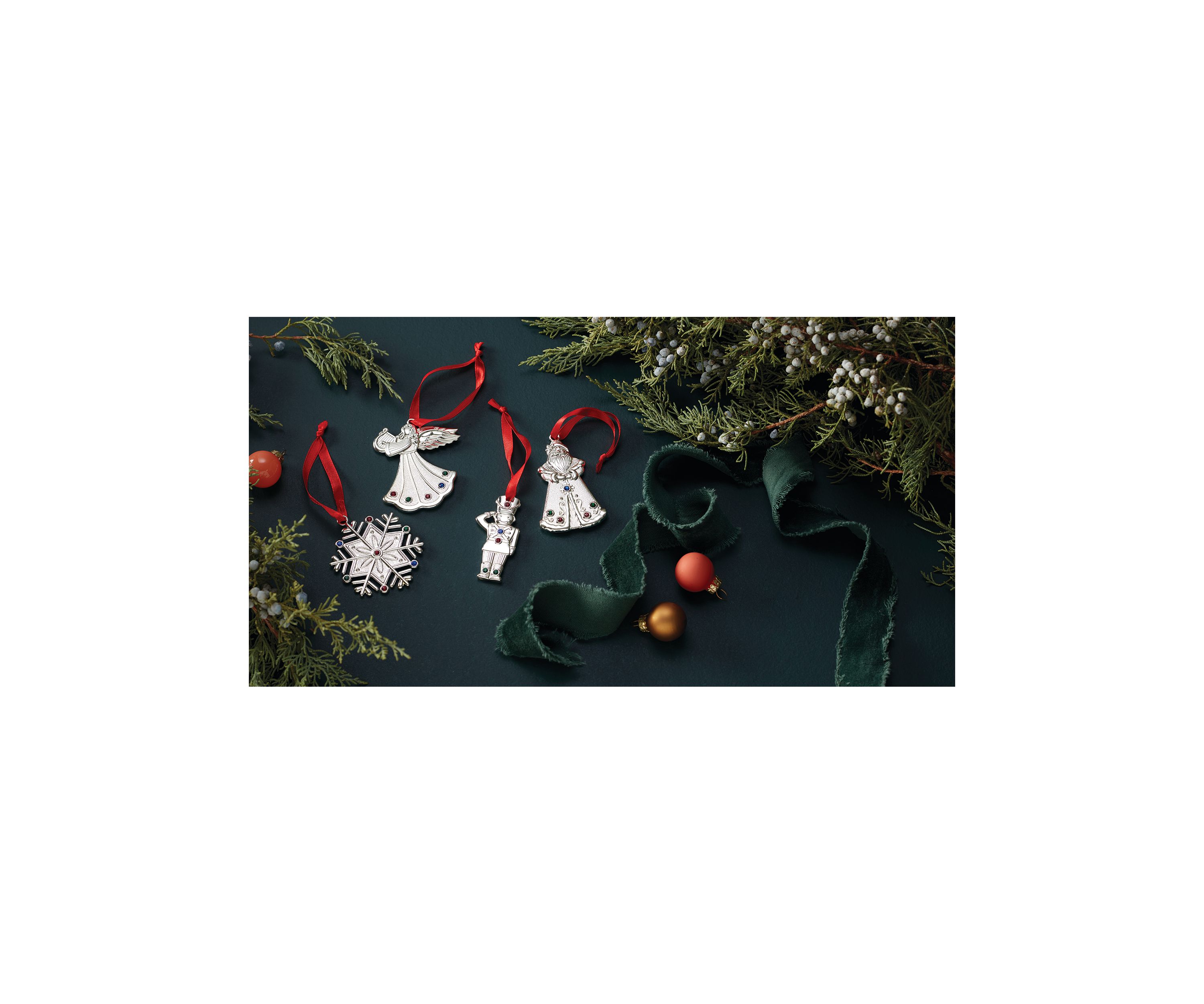Jeweled Santa Ornament