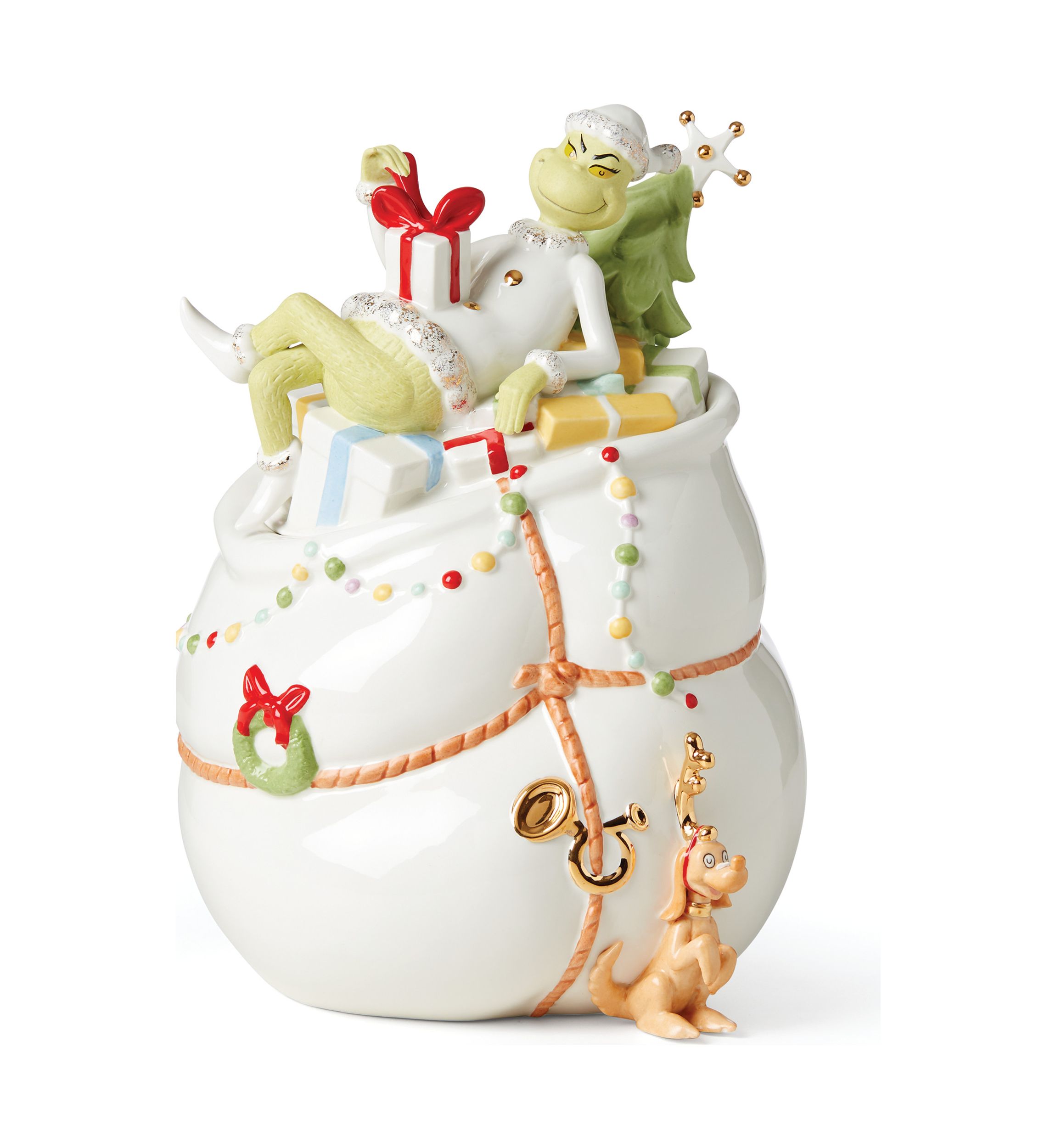 Merry Grinchmas Cookie Jar