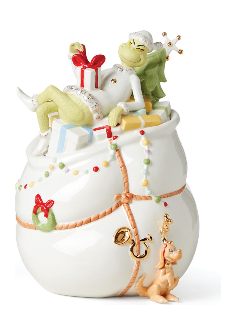 Merry Grinchmas Cookie Jar
