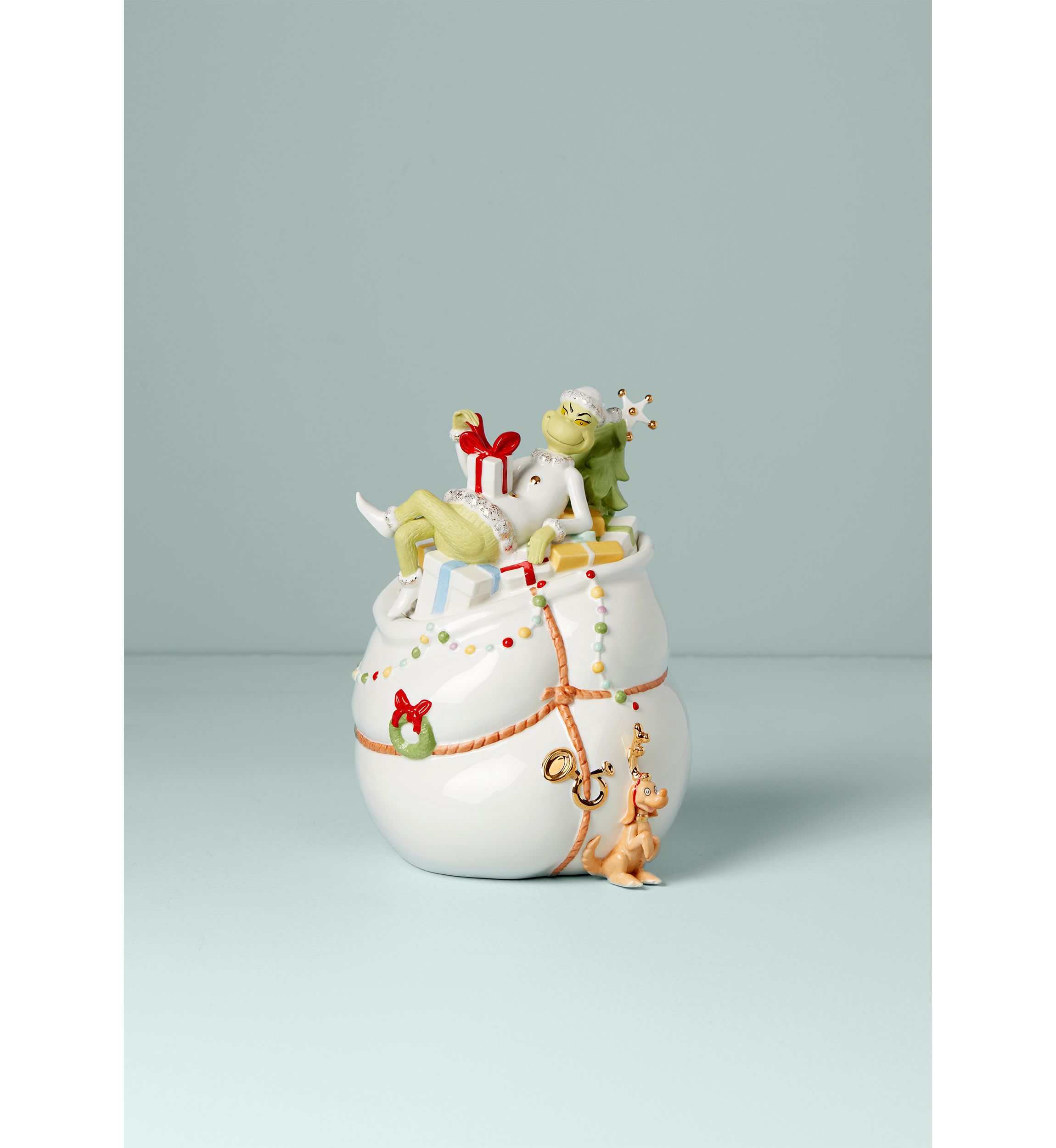Merry Grinchmas Cookie Jar