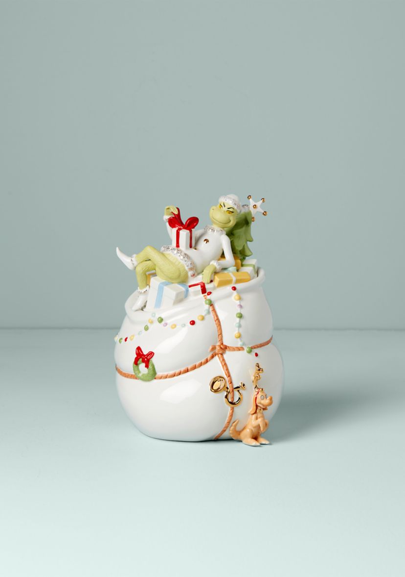 Merry Grinchmas Cookie Jar