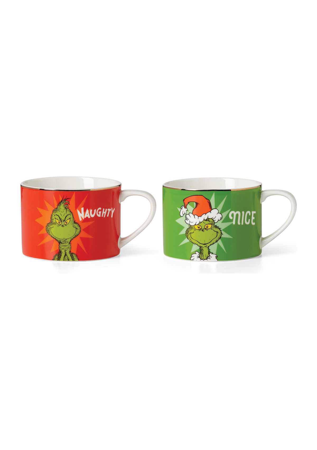 Grinchie Gifts Naughty & Nice Mug Set