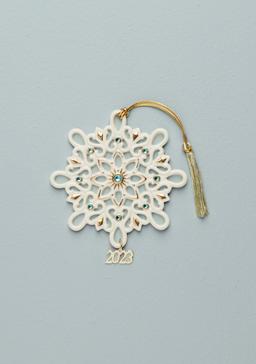 2023 Annual Gemmed Snowflake Ornament
