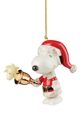 Nfl Carolina Panthers Snoopy And Woodstock Christmas Ornament