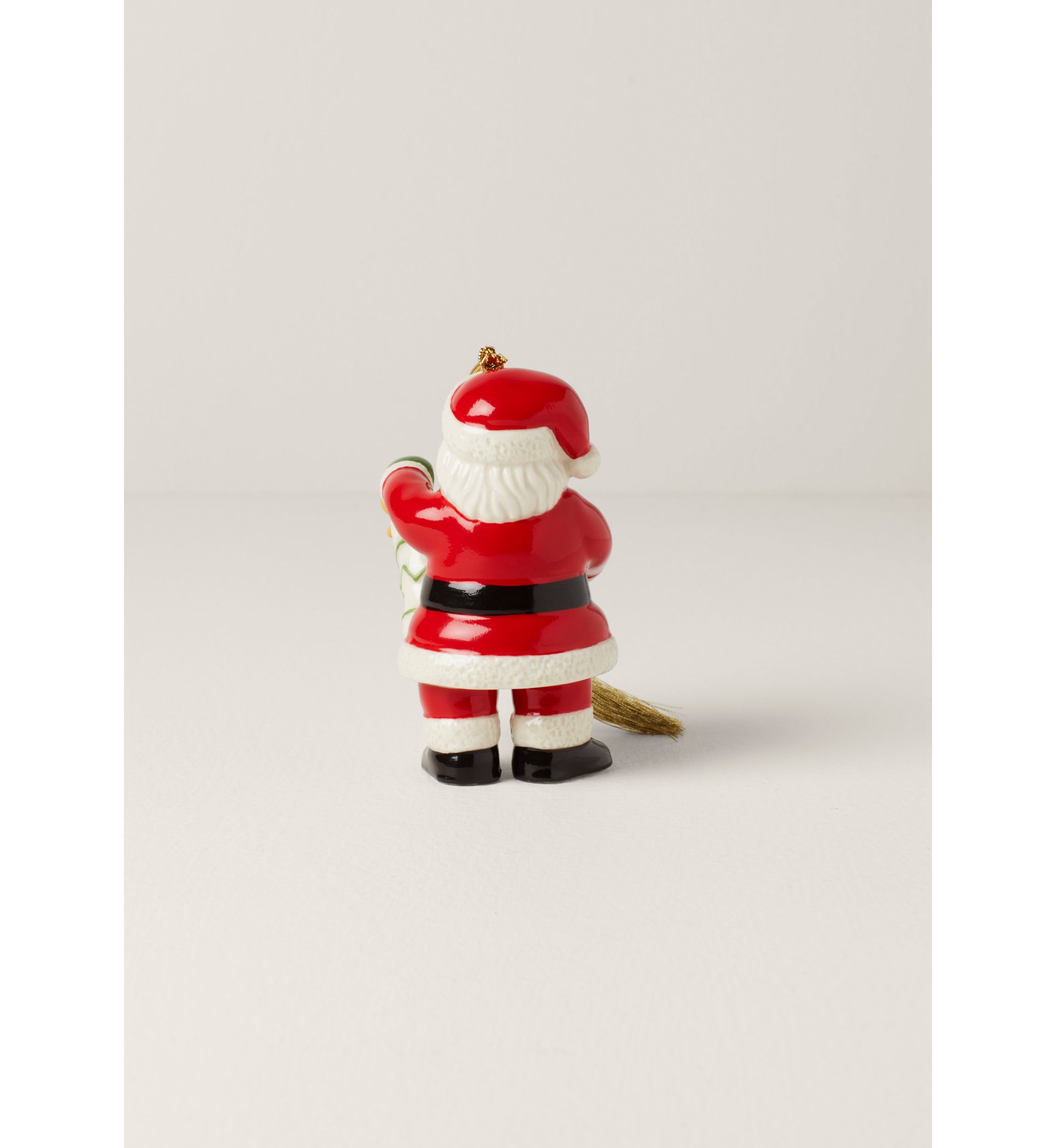 African American Santa & Stocking Ornament