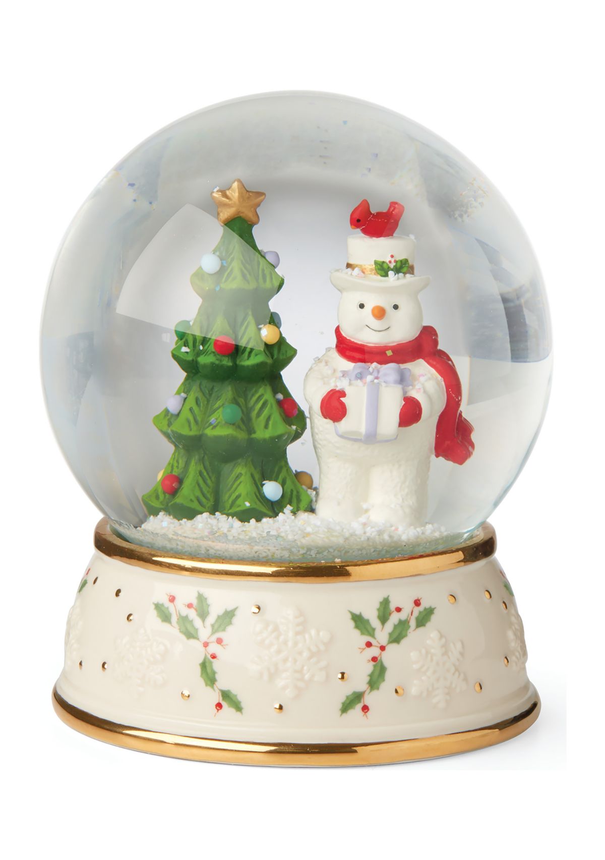 Happy Holly Days Snow Globe