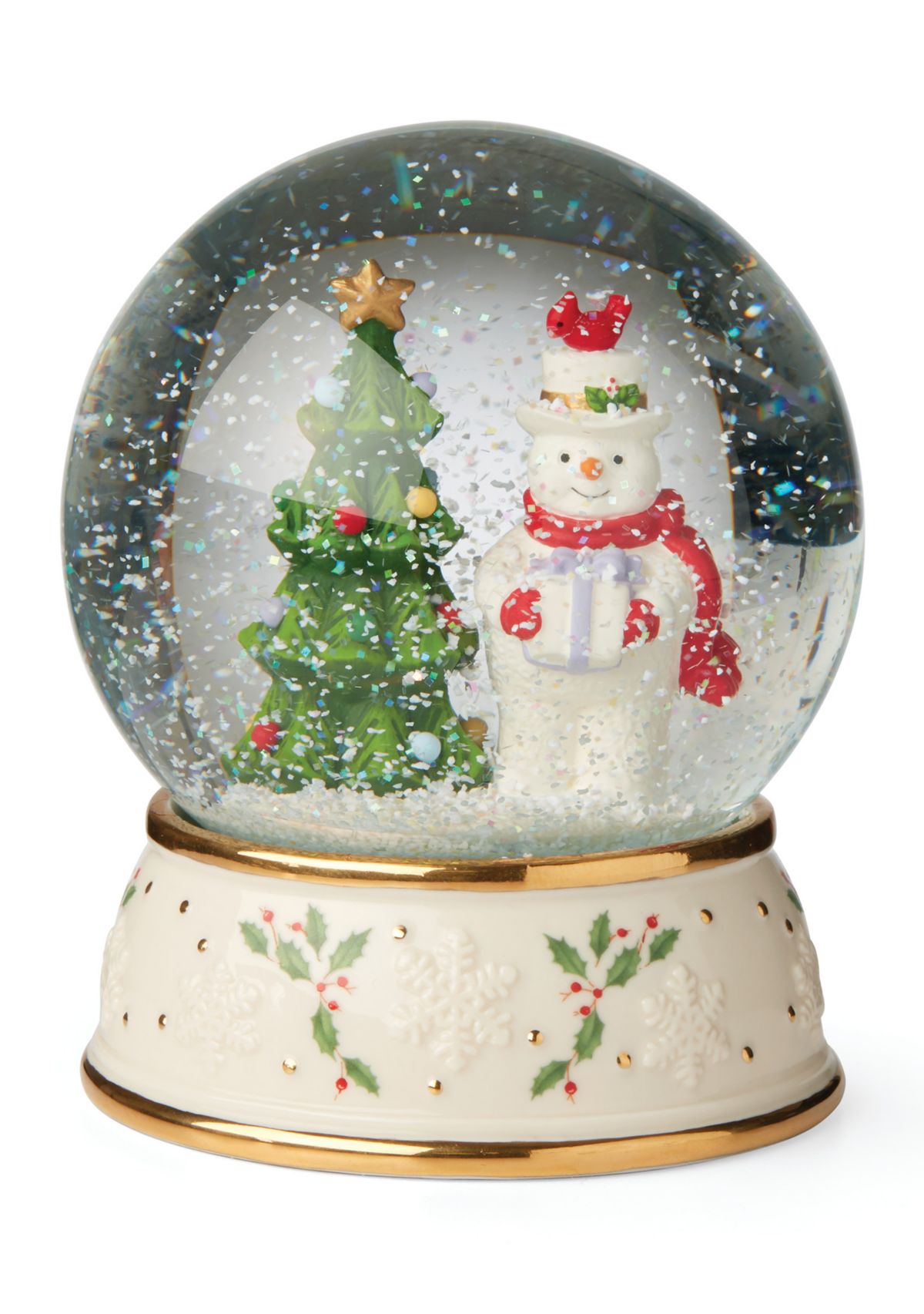 Happy Holly Days Snow Globe