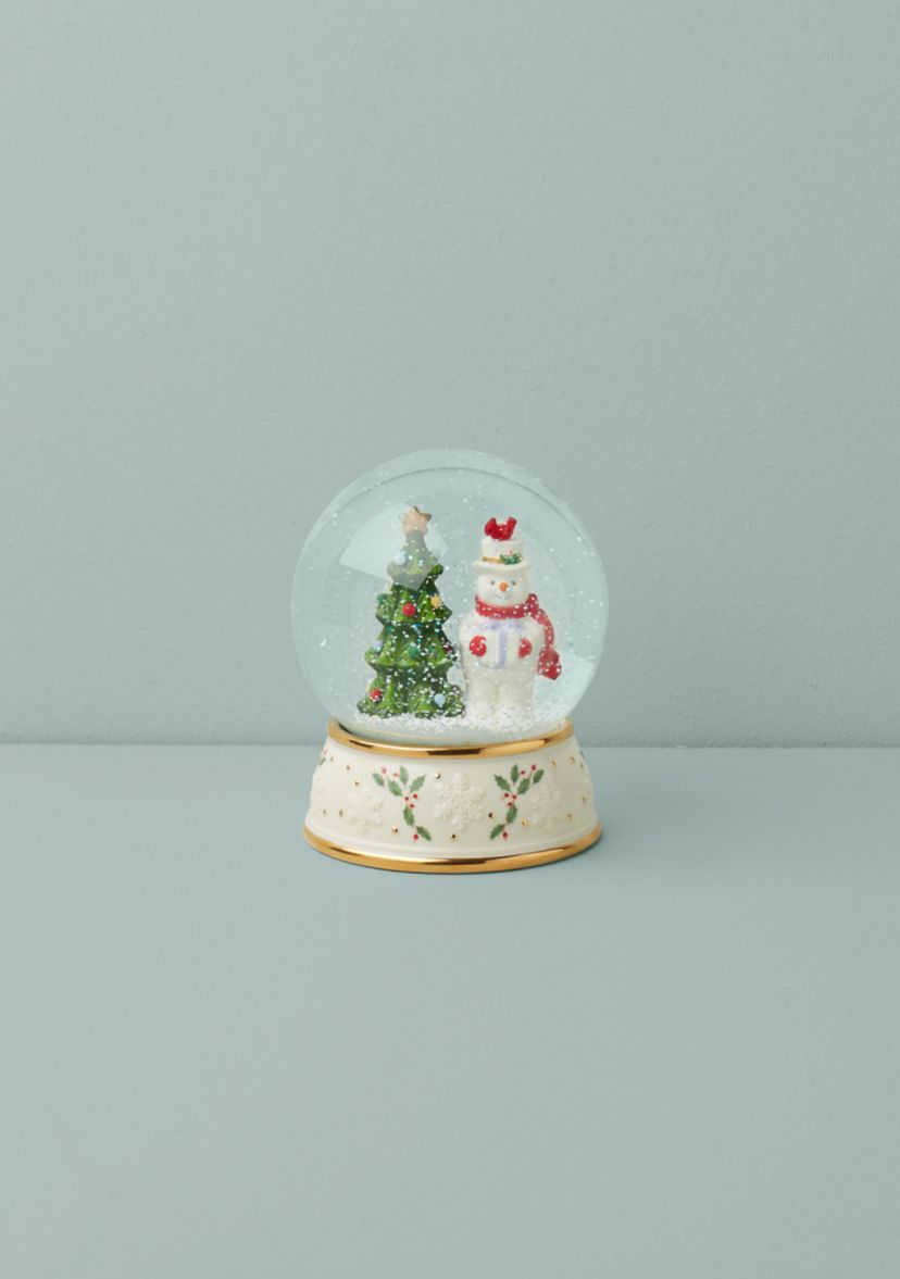 Happy Holly Days Snow Globe