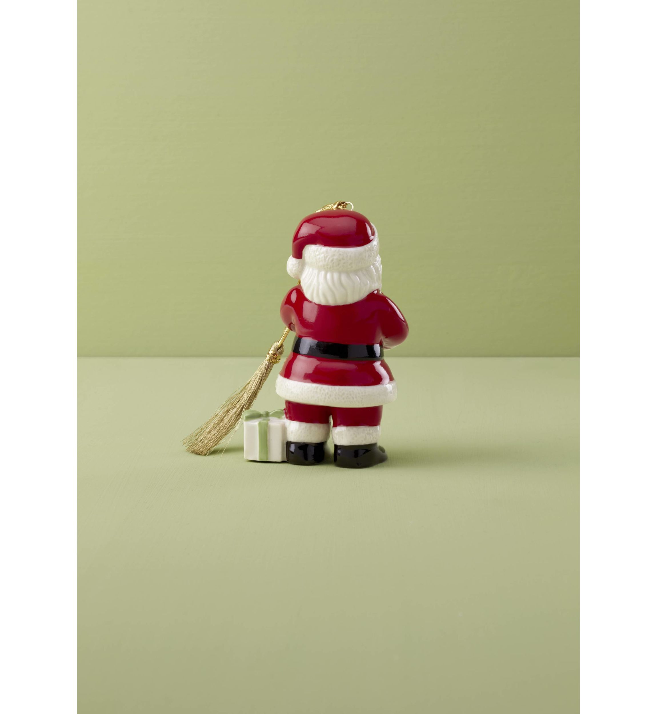 2024 Santa With Pickle & Candy Cane Ornament