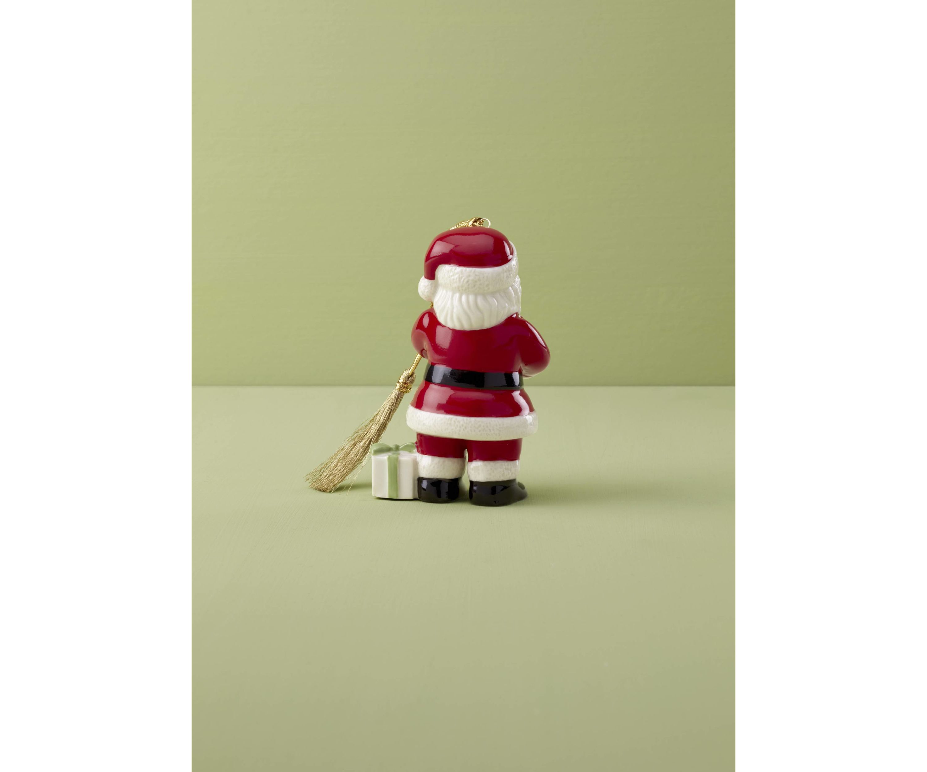 2024 Santa With Pickle & Candy Cane Ornament