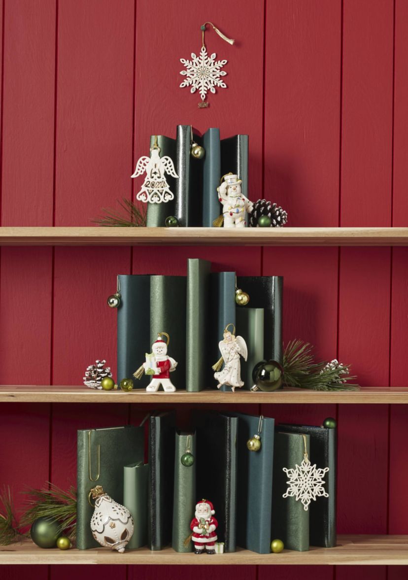 2024 Santa With Pickle & Candy Cane Ornament