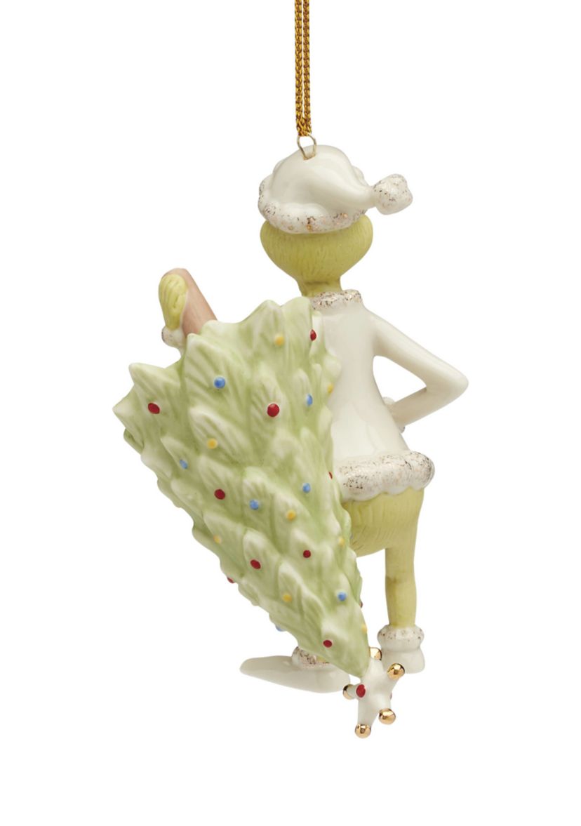 The Grinch Stealing The Tree Ornament