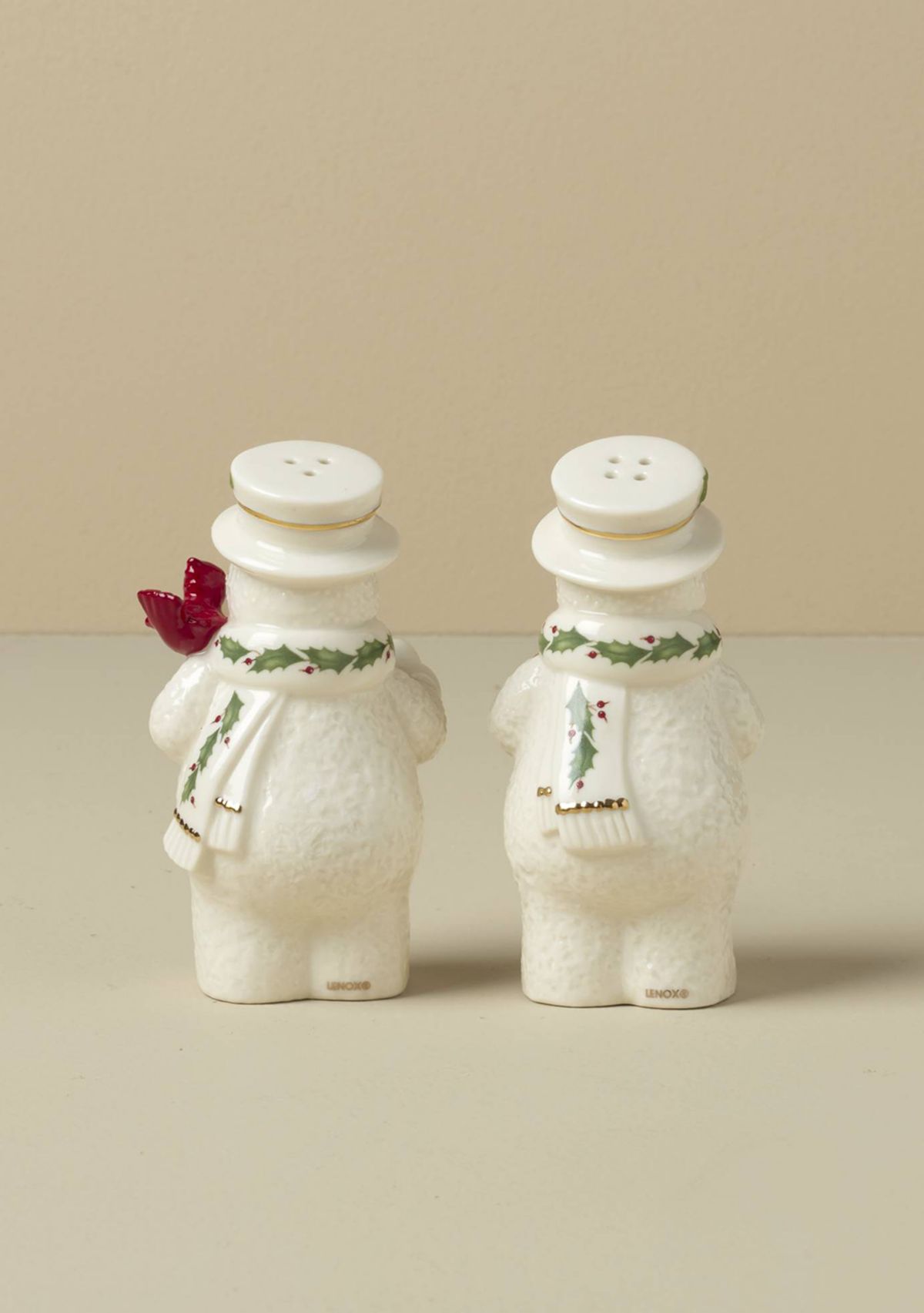 Happy Holly Days Snowmen Salt & Pepper Set