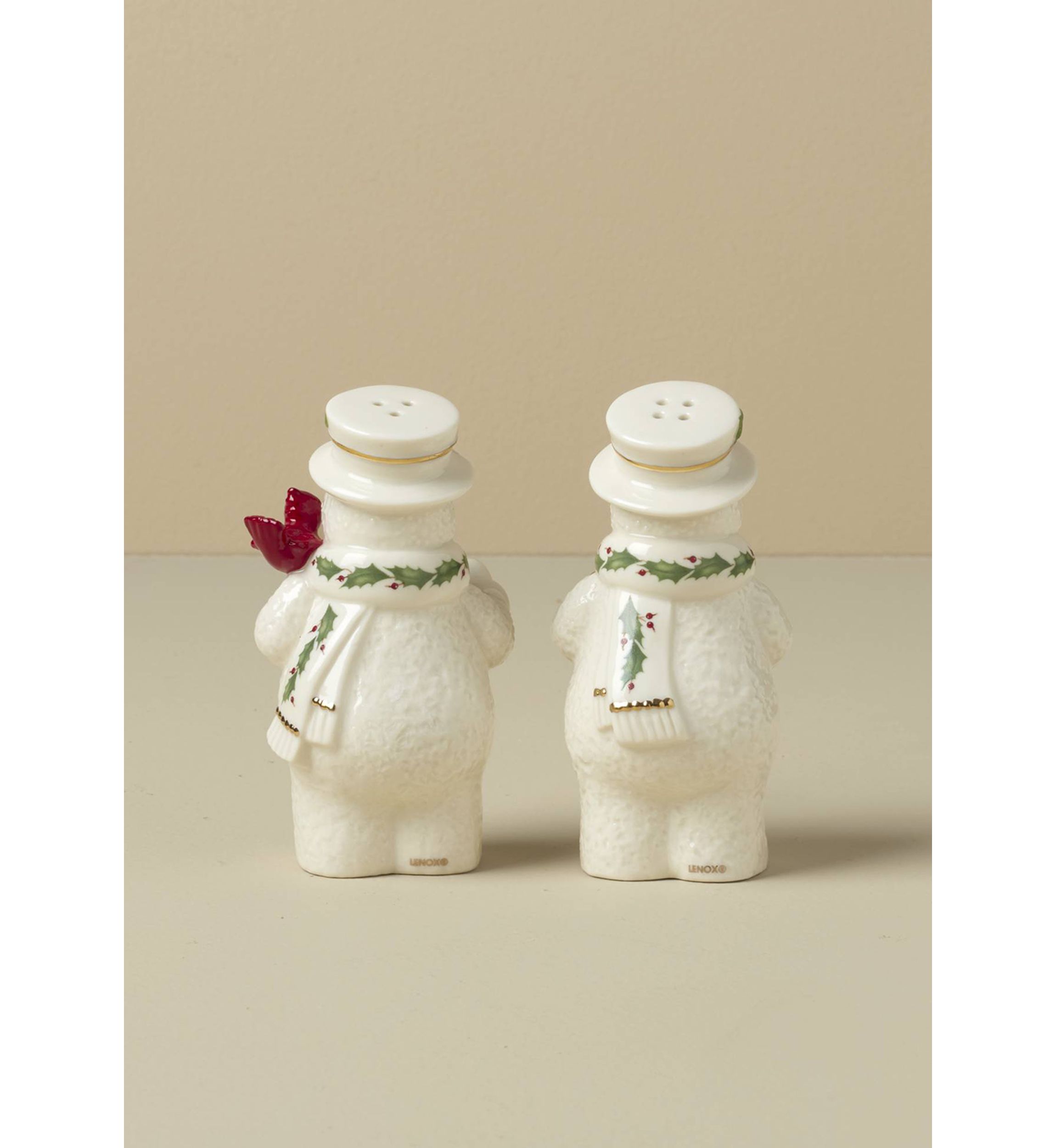 Happy Holly Days Snowmen Salt & Pepper Set