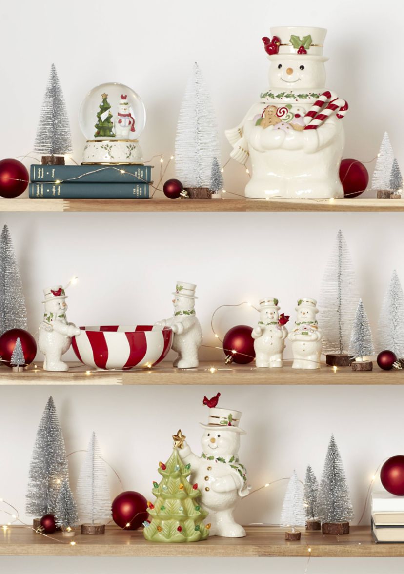 Happy Holly Days Snowmen Salt & Pepper Set
