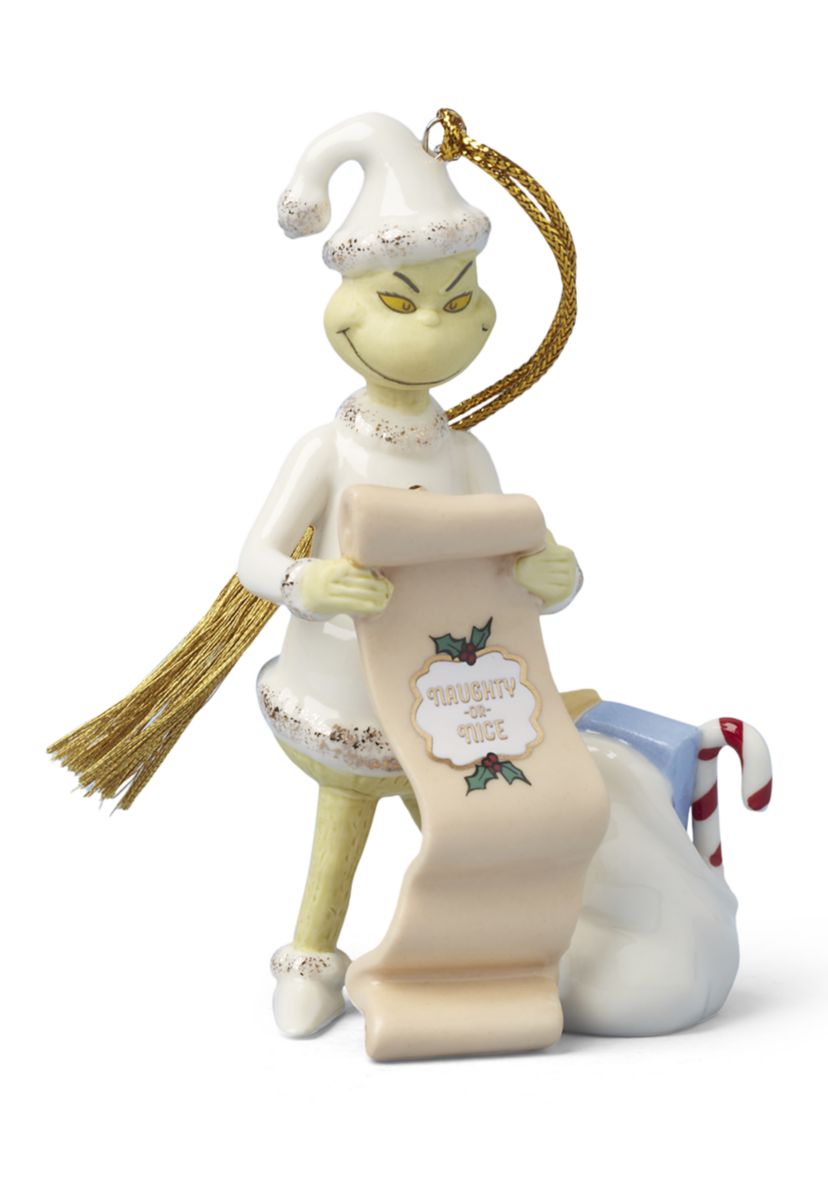 Grinch with List Ornament