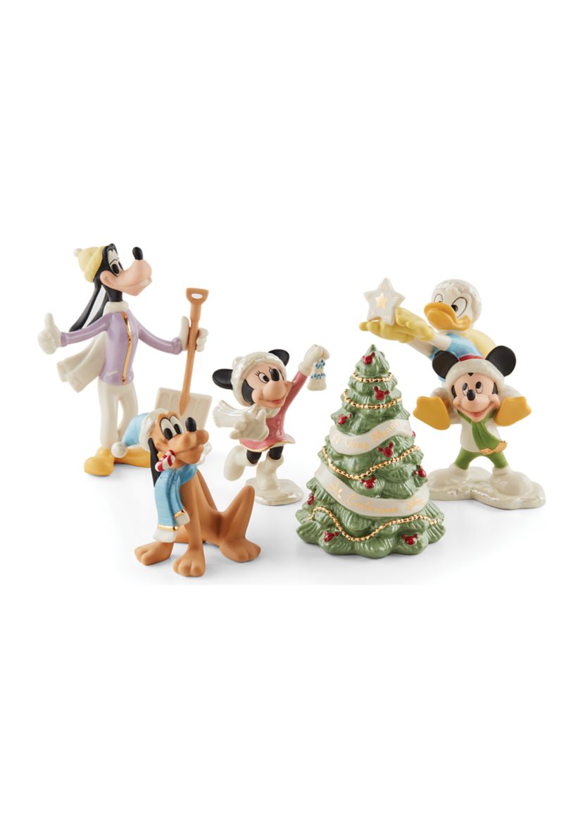 Disney Winter Fun 5-Piece Figurine Set