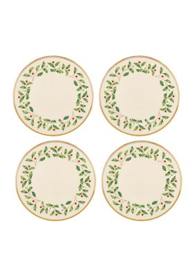 Holiday Dinnerware Dinner Plates - Set of 4