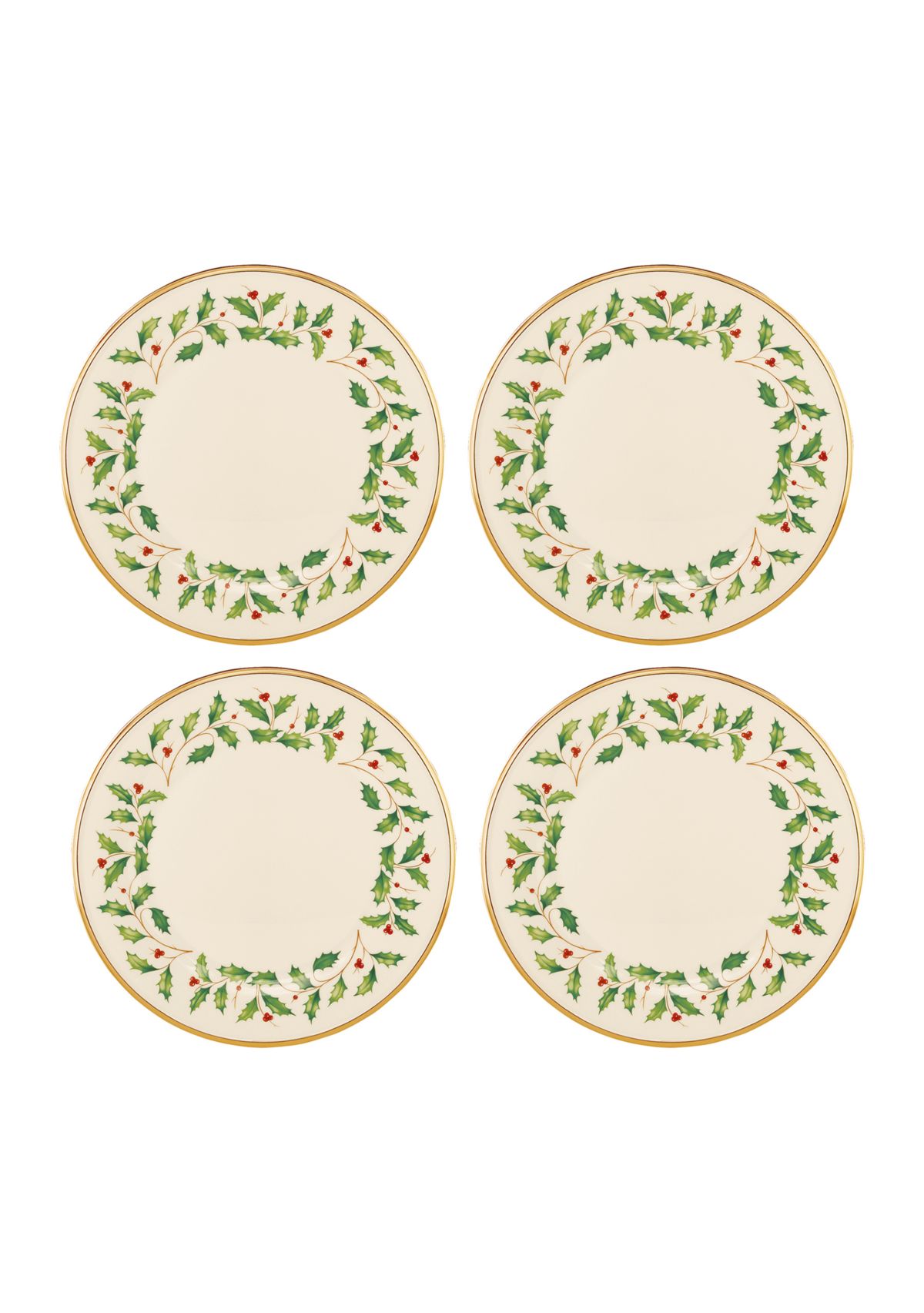 Holiday Dinnerware Dinner Plates - Set of 4