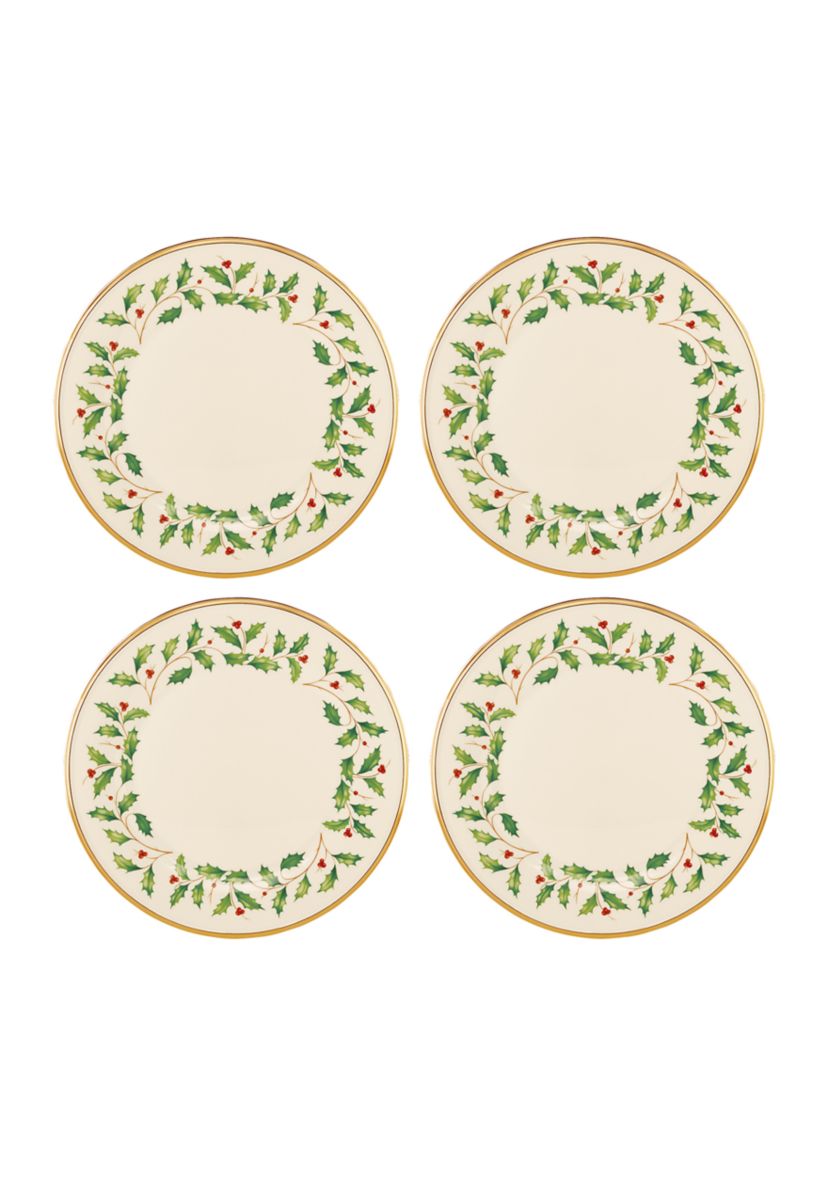 Holiday Dinnerware Dinner Plates - Set of 4