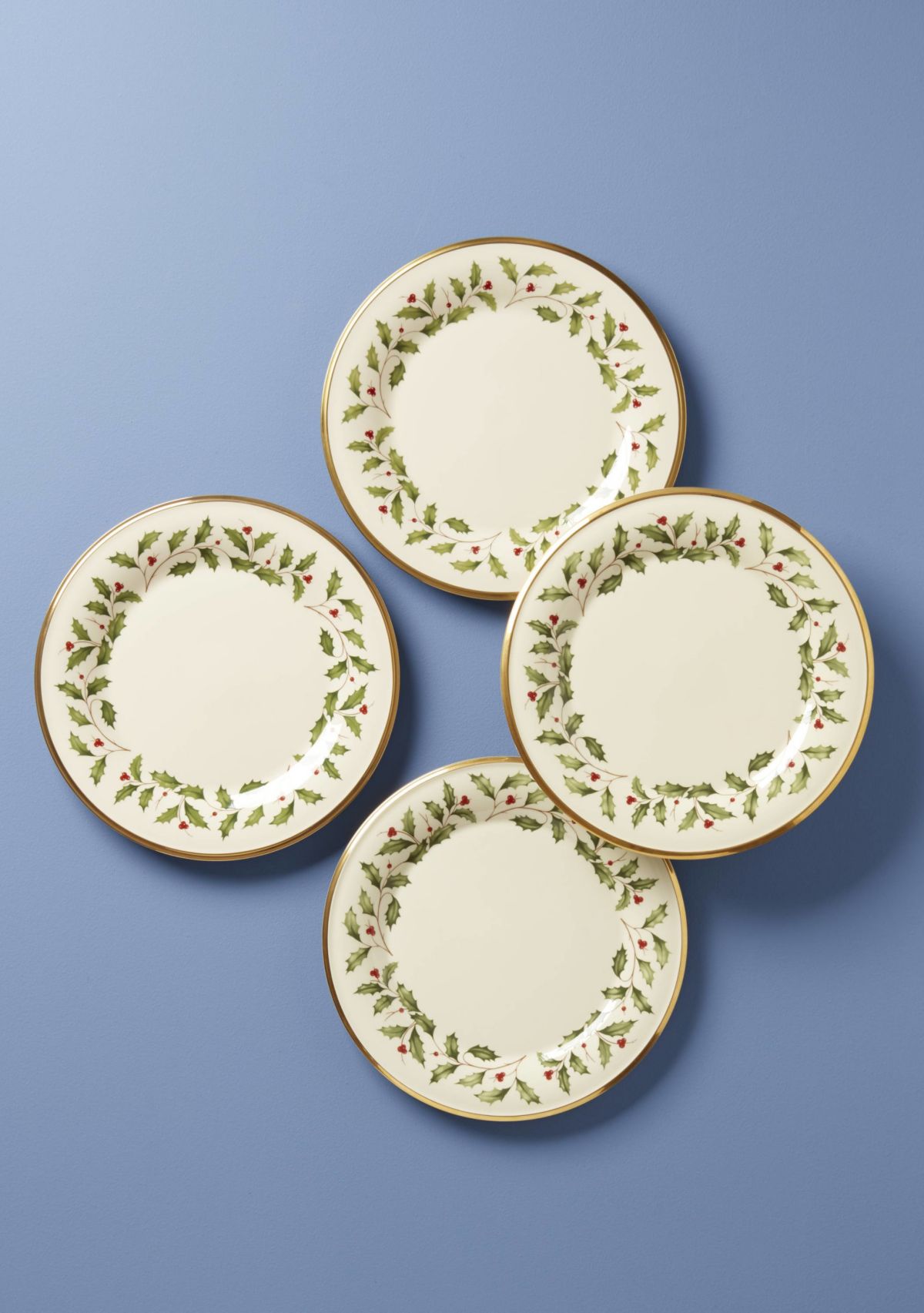 Holiday Dinnerware Dinner Plates - Set of 4
