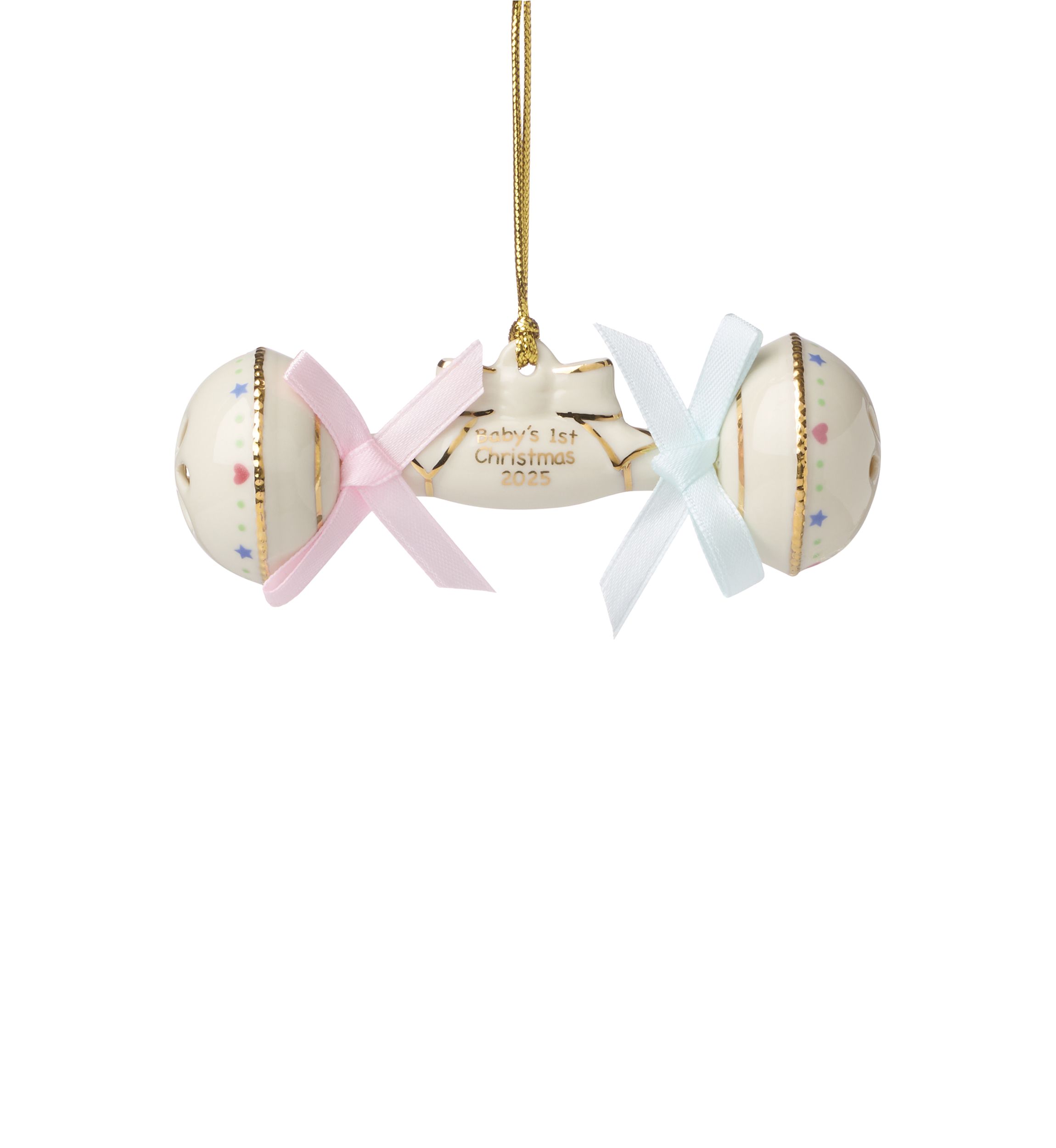 2025 Babys First Christmas Rattle Ornament