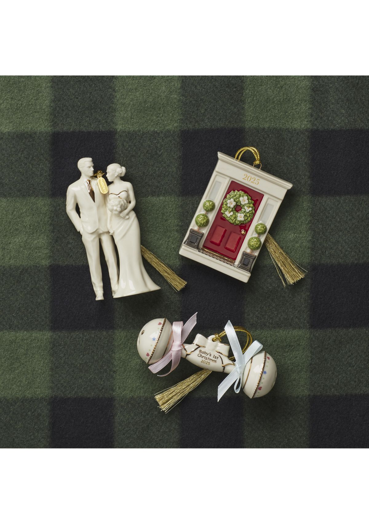 2025 Babys First Christmas Rattle Ornament