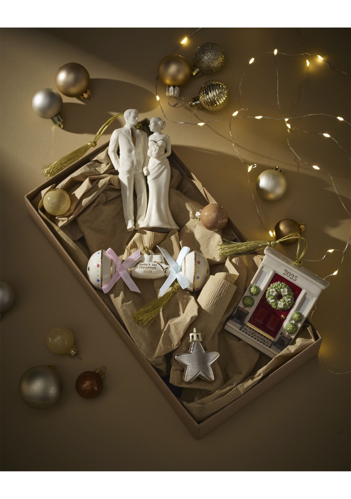 2025 Babys First Christmas Rattle Ornament