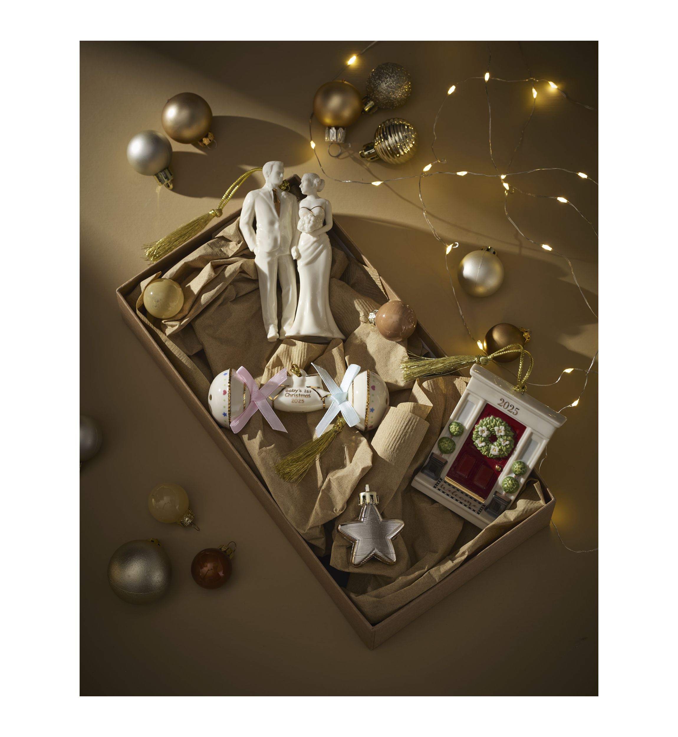 2025 Babys First Christmas Rattle Ornament