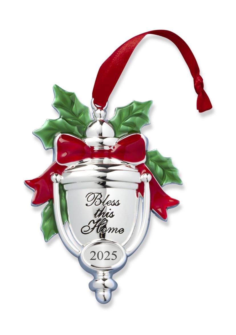 2025 Bless This Home Metal Ornament