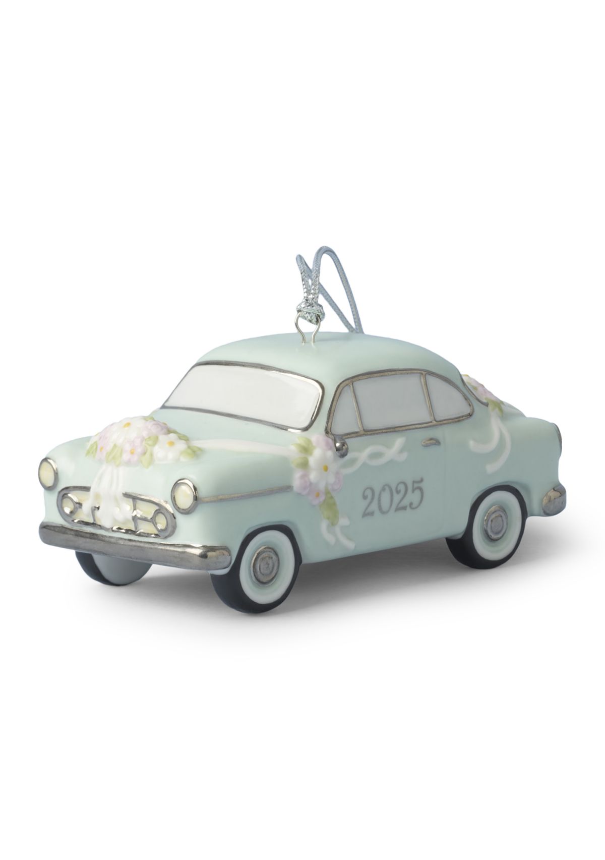 2025 Just Married Vintage Car Ornament