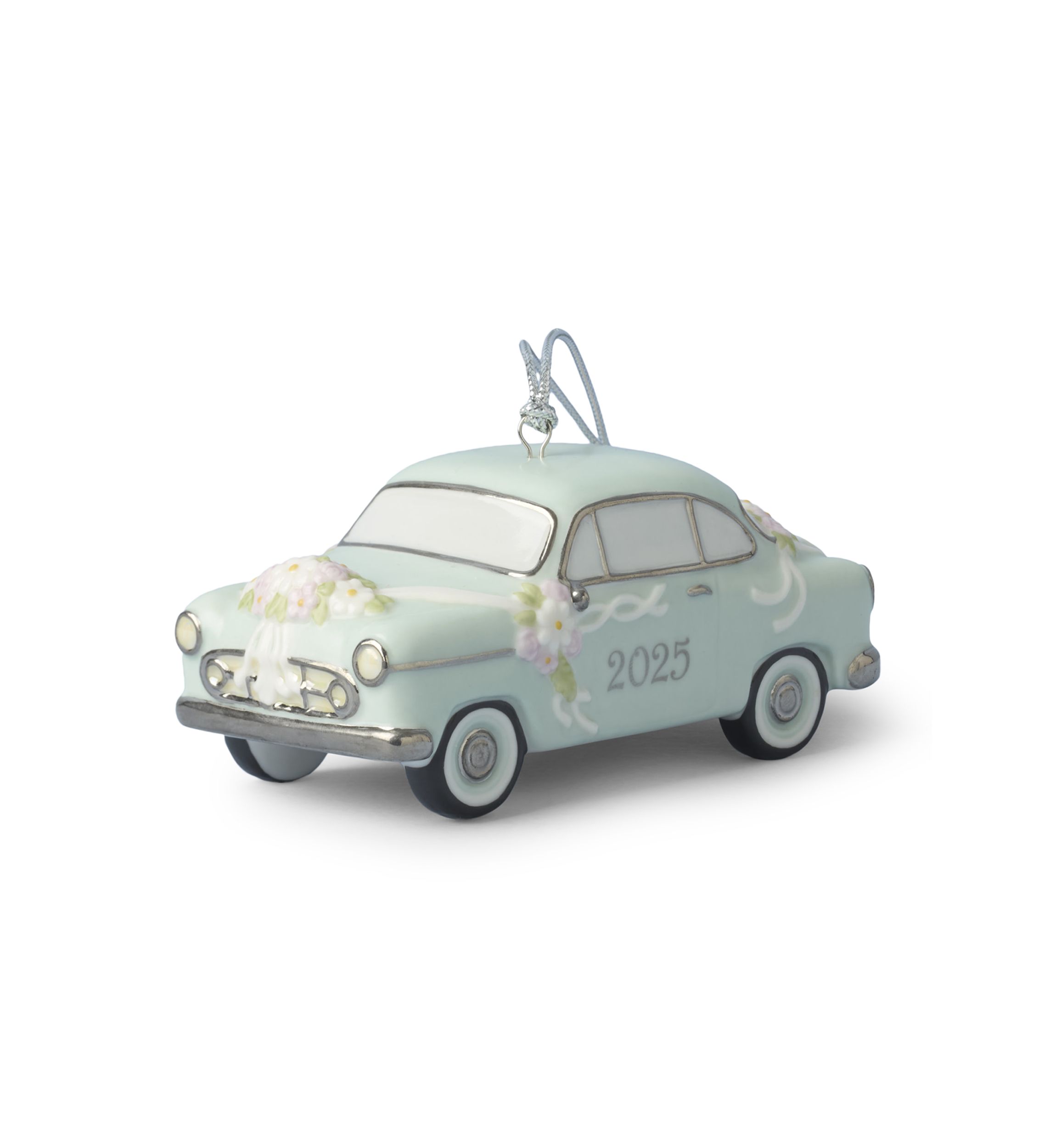 2025 Just Married Vintage Car Ornament