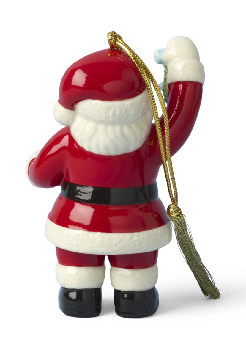 2025 Santa with Mistletoe Ornament