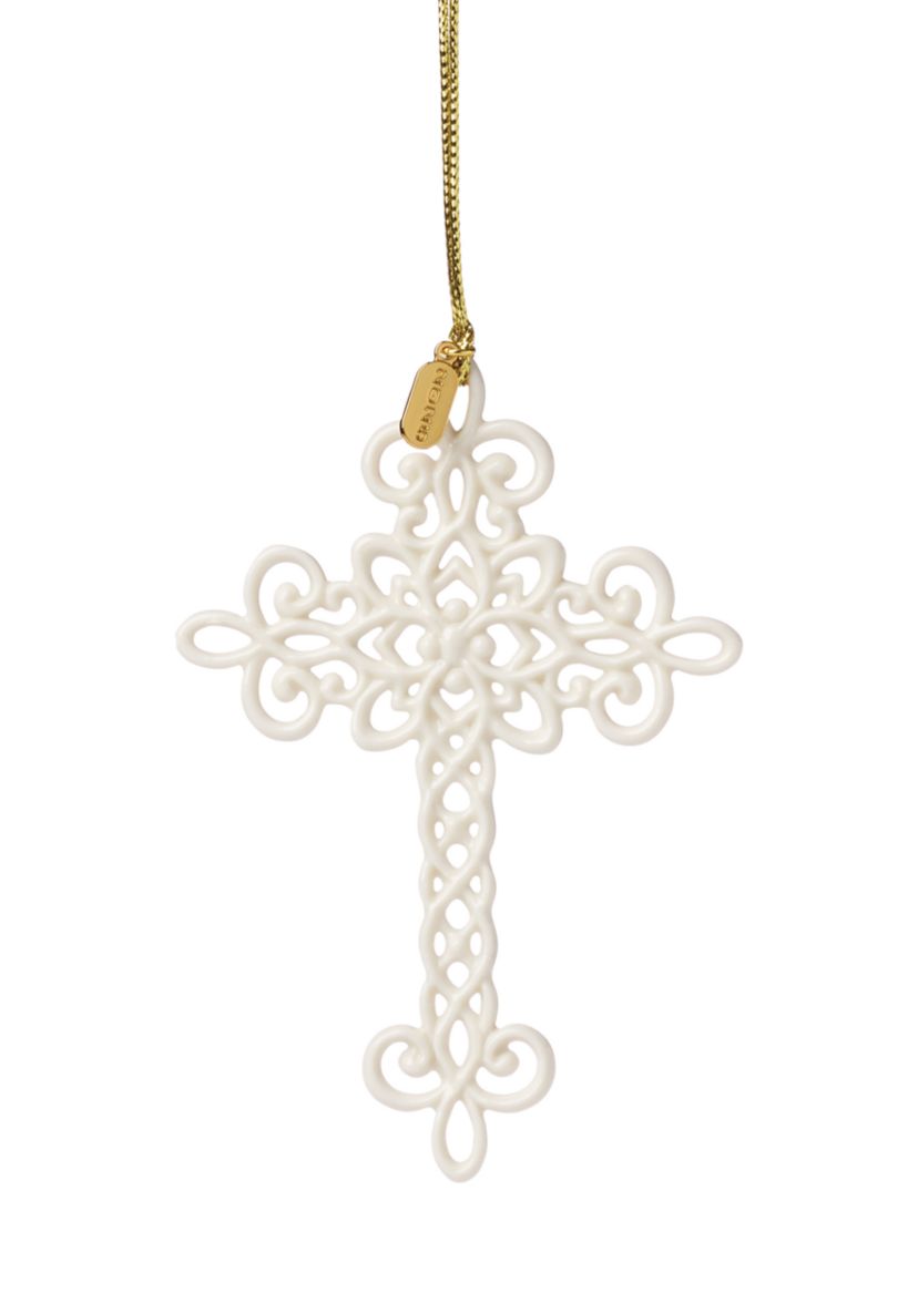 2025 Snow Fantasies Cross Ornament