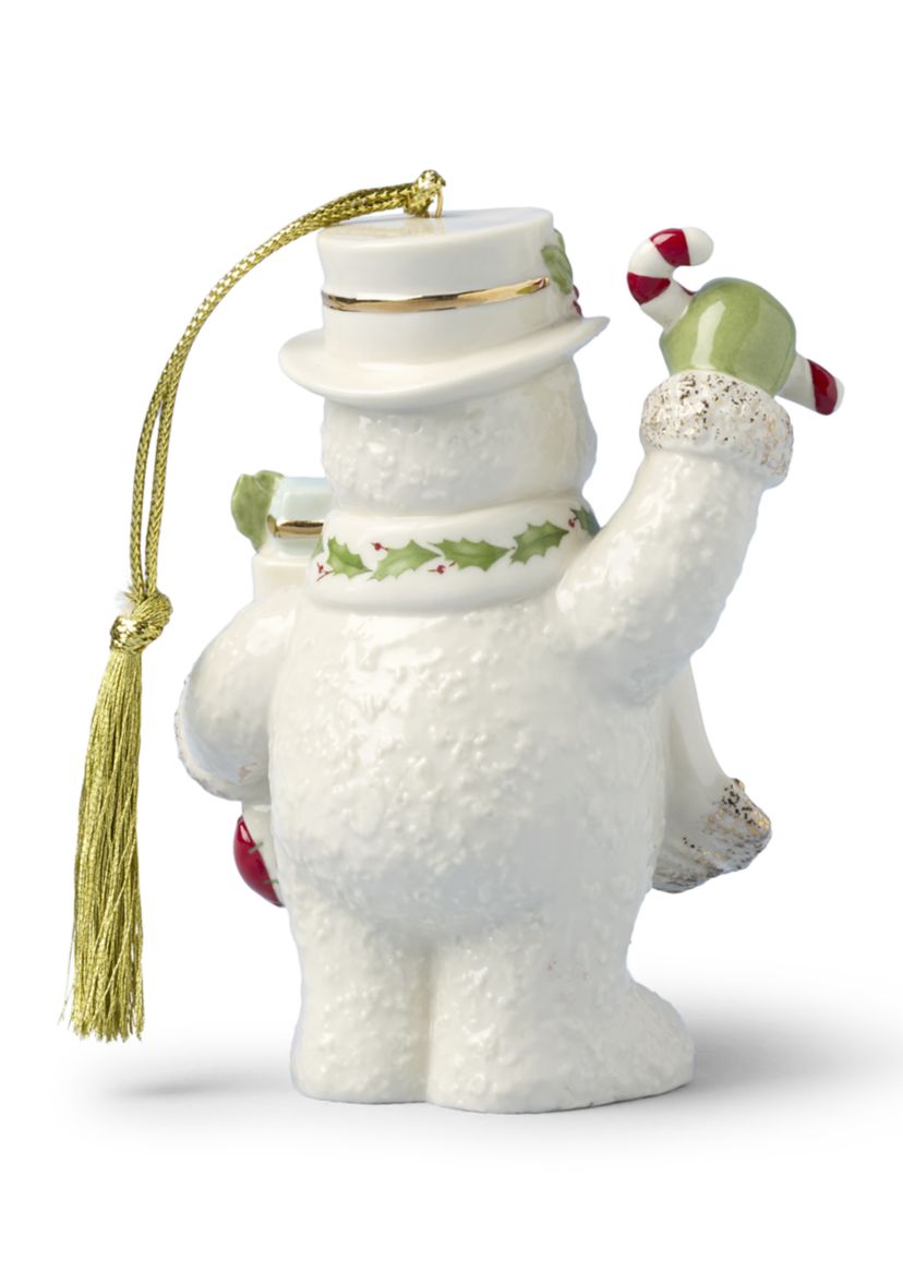 2025 Snowman with Stocking Ornament
