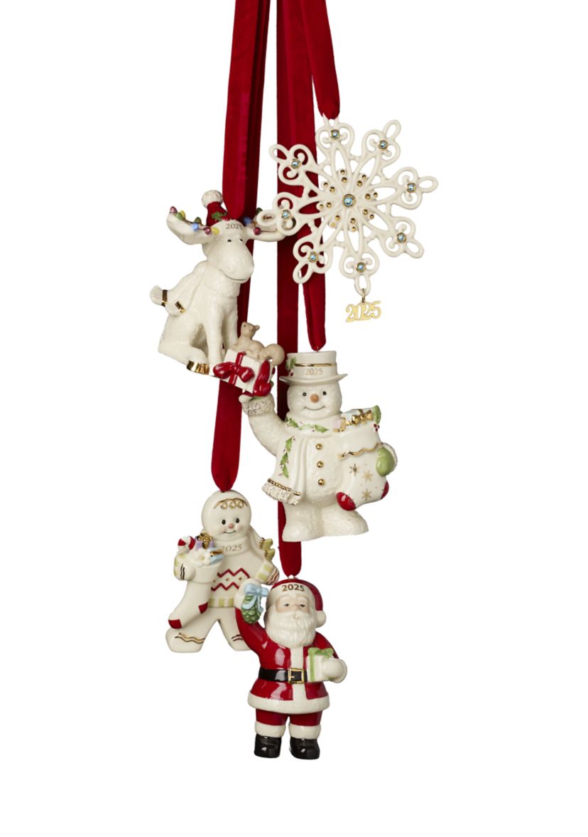 2025 Snowman with Stocking Ornament