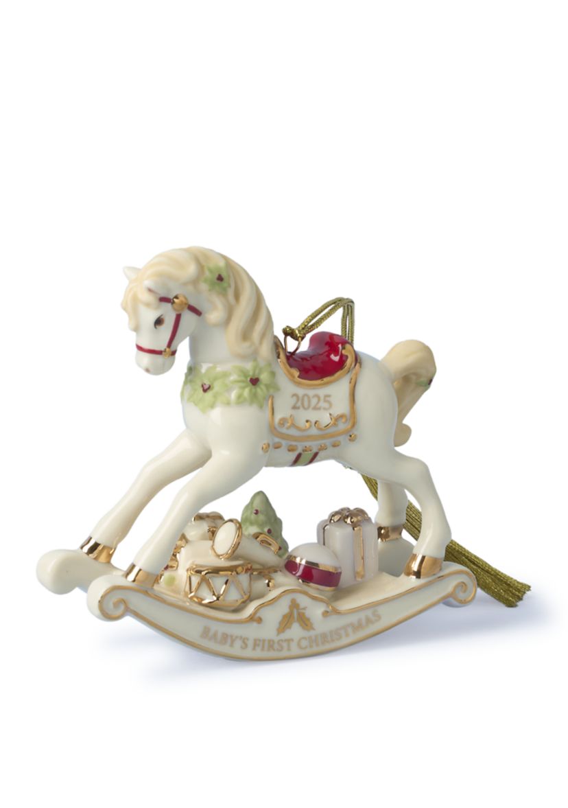 2025 Babys First Christmas Rocking Ornament