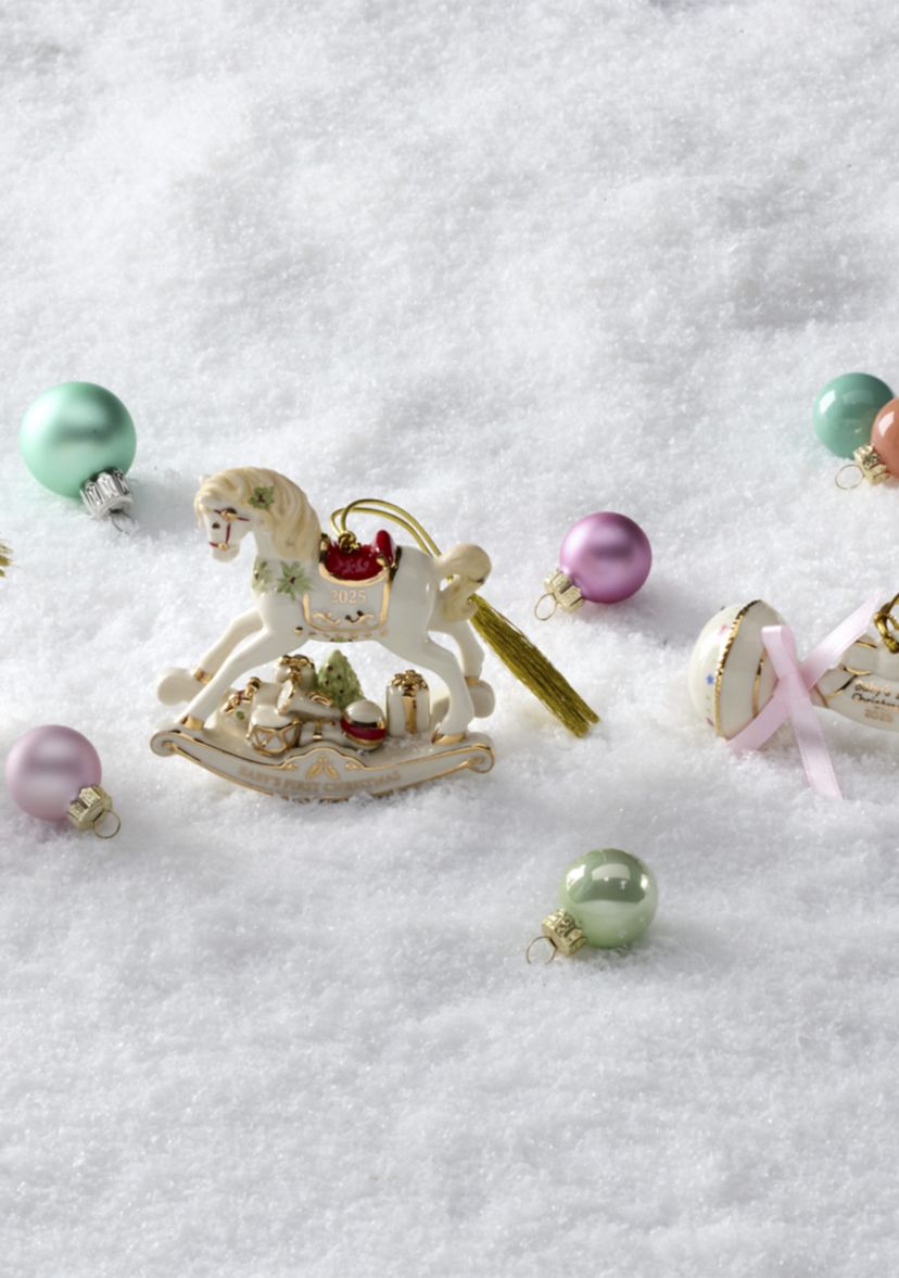 2025 Babys First Christmas Rocking Ornament