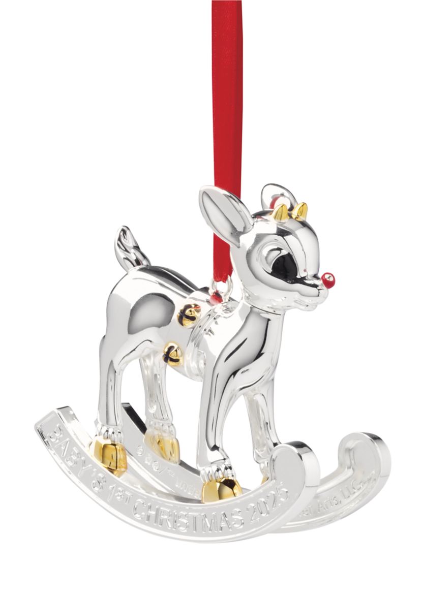 2025 Babys First Xmas Rudolph Ornament