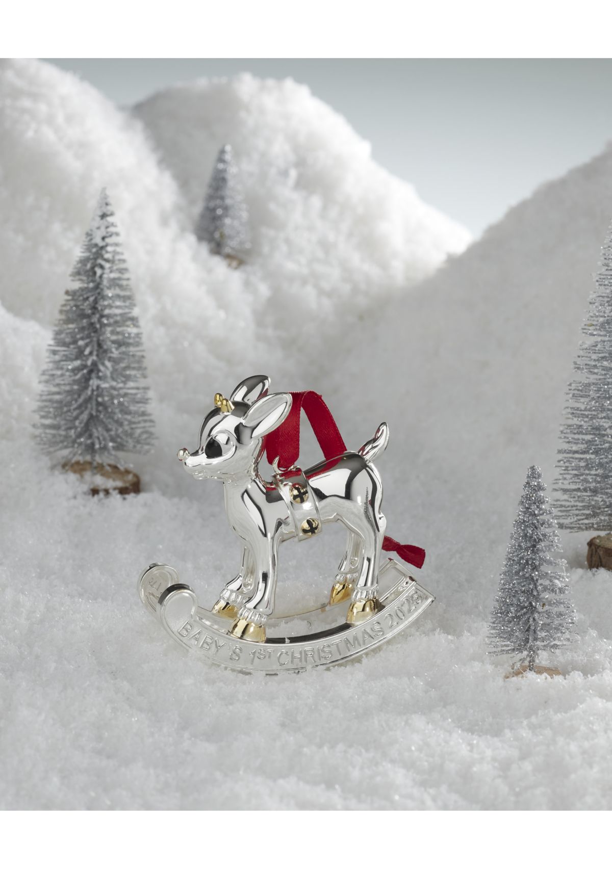 2025 Babys First Xmas Rudolph Ornament